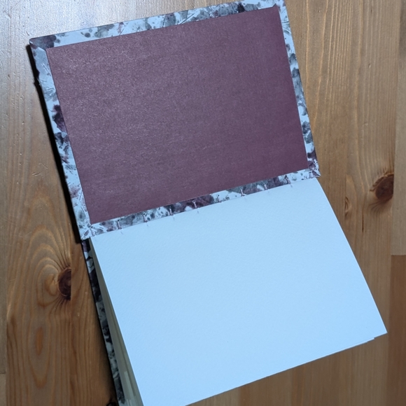 Abstract Leaf Print Notebook - Picture 2 of 6